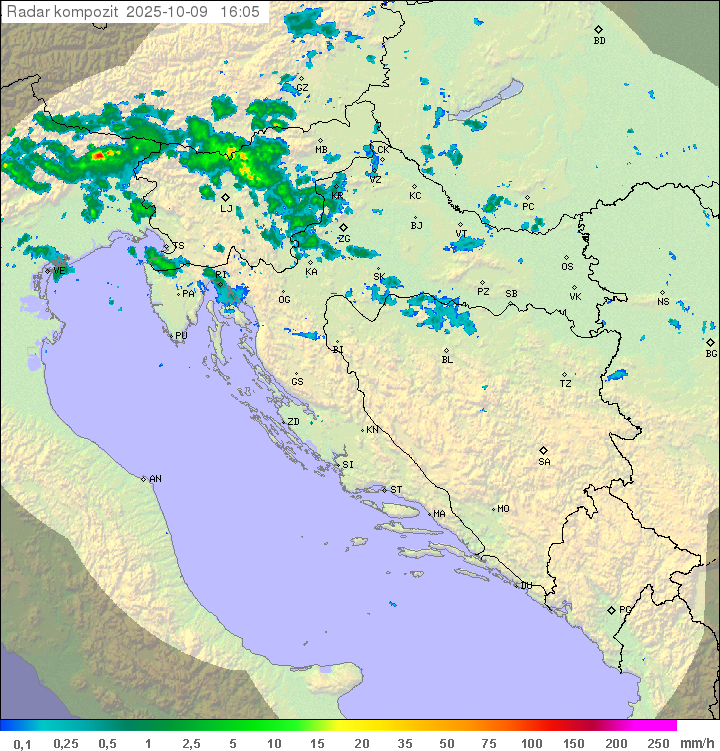 Padavine Hrvaška