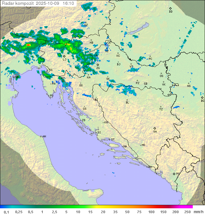 Padavine Hrvaška