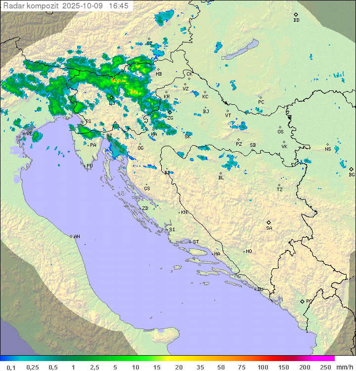 Padavine Hrvaška