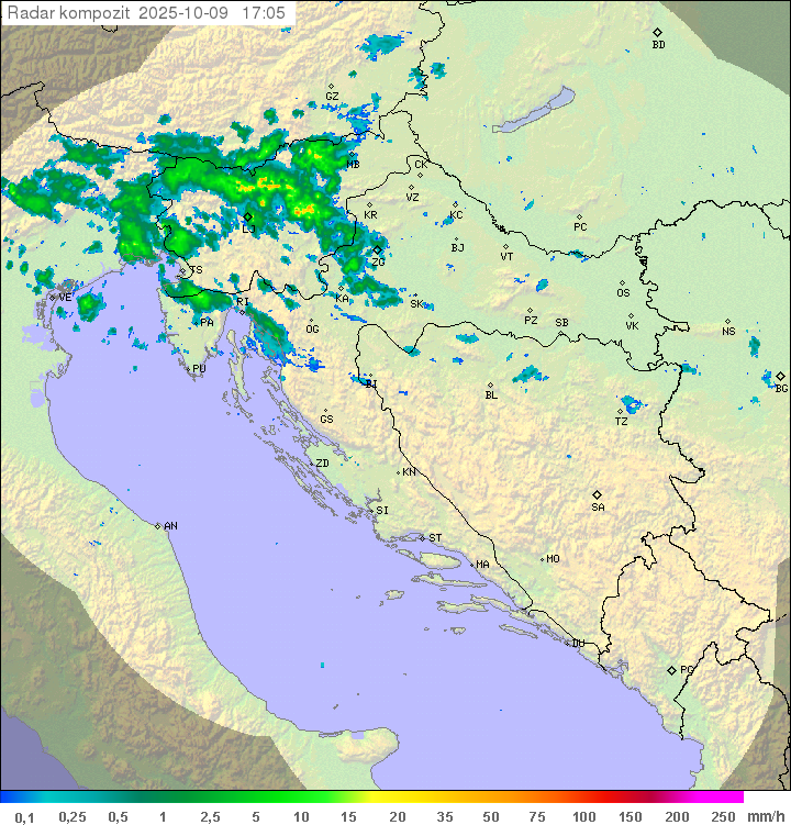 Padavine Hrvaška