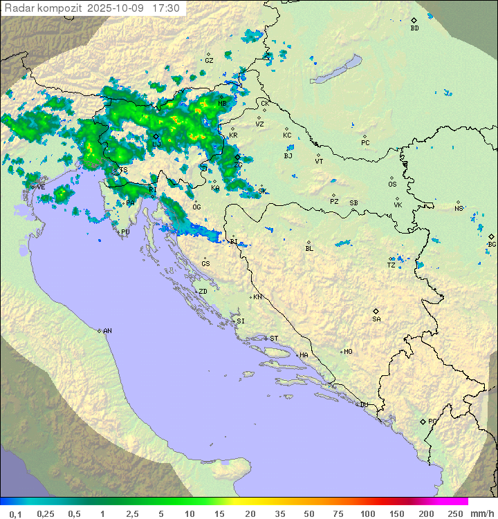 Padavine Hrvaška