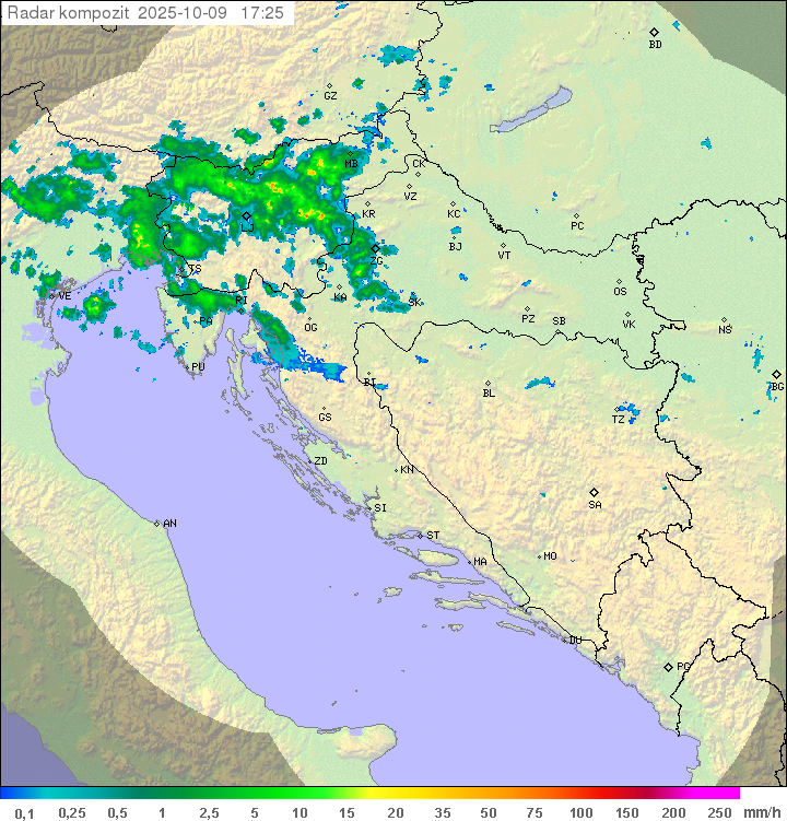 Padavine Hrvaška