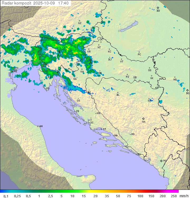 Padavine Hrvaška