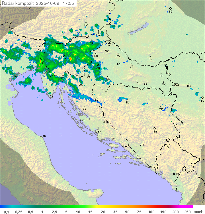 Padavine Hrvaška
