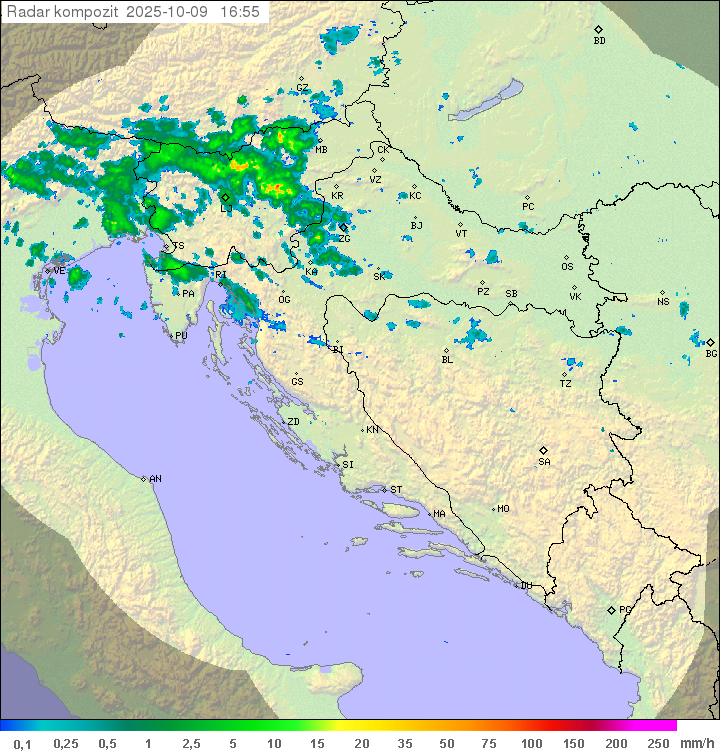 Padavine Hrvaška