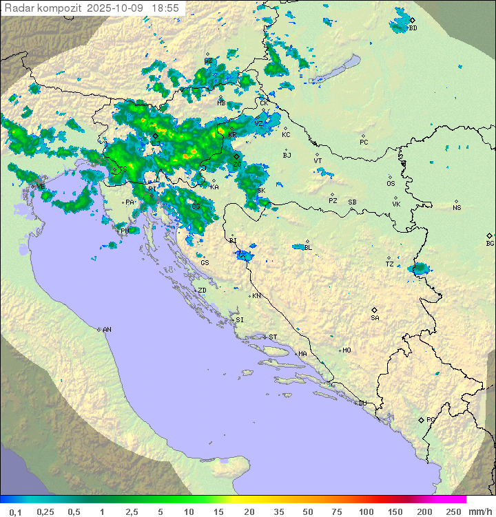 Padavine Hrvaška