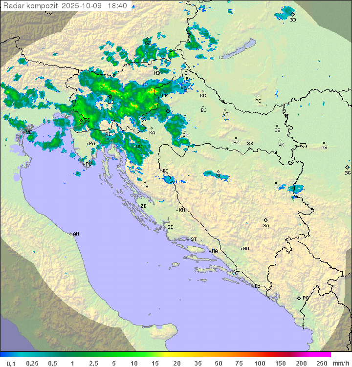 Padavine Hrvaška
