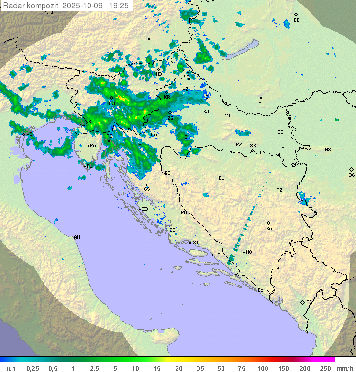 Padavine Hrvaška