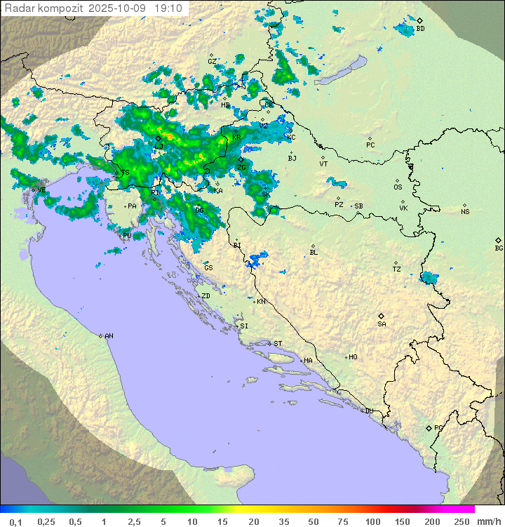 Padavine Hrvaška