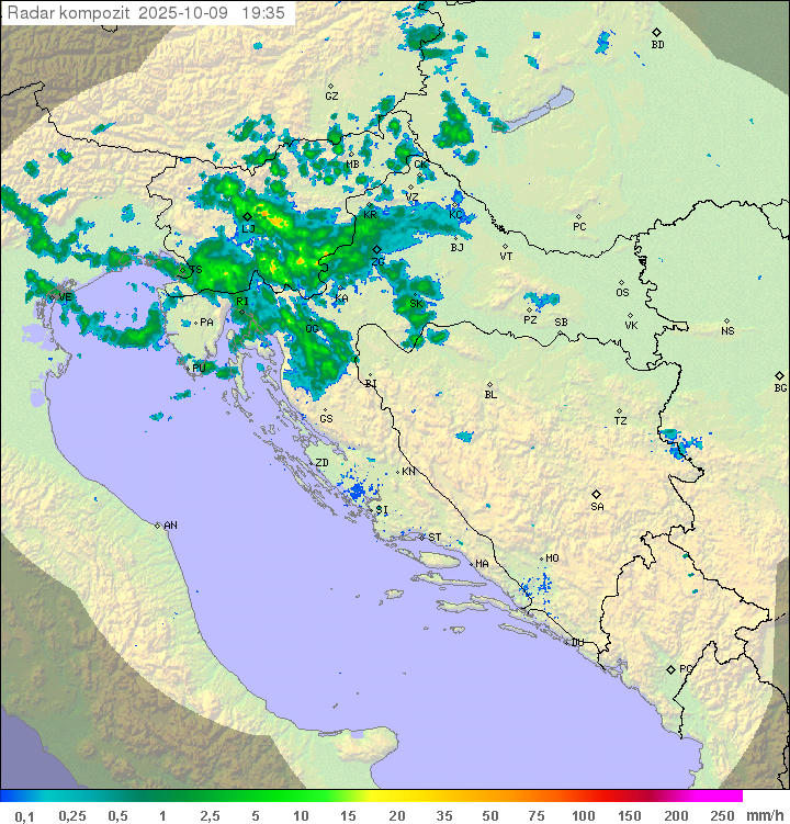 Padavine Hrvaška