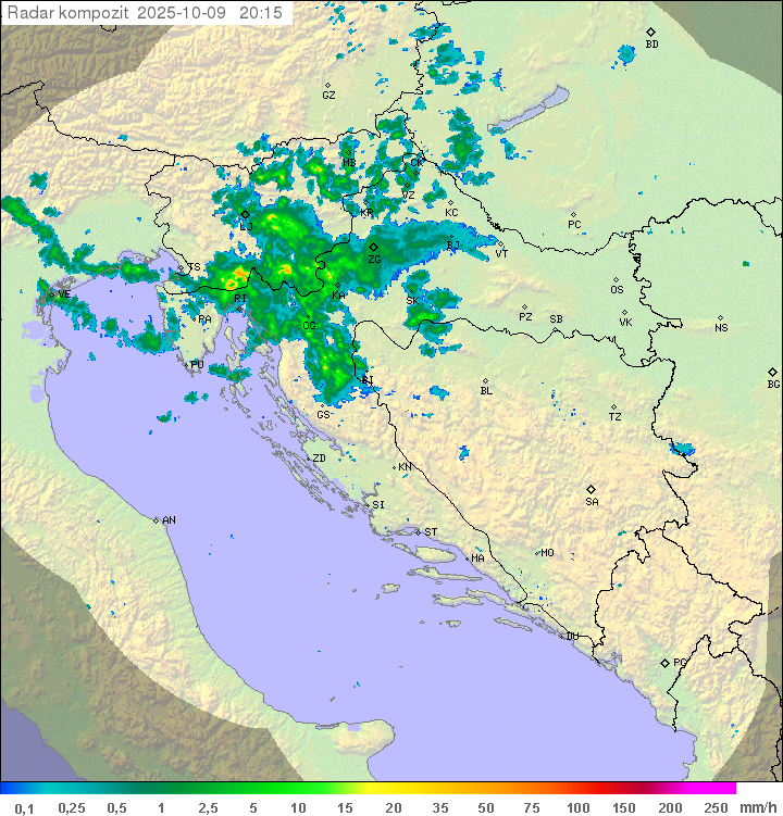 Padavine Hrvaška