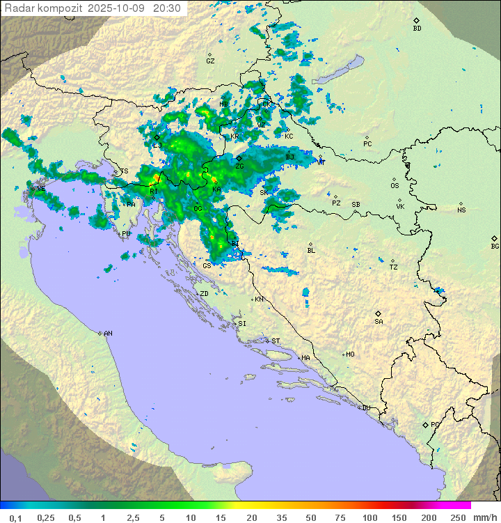 Padavine Hrvaška