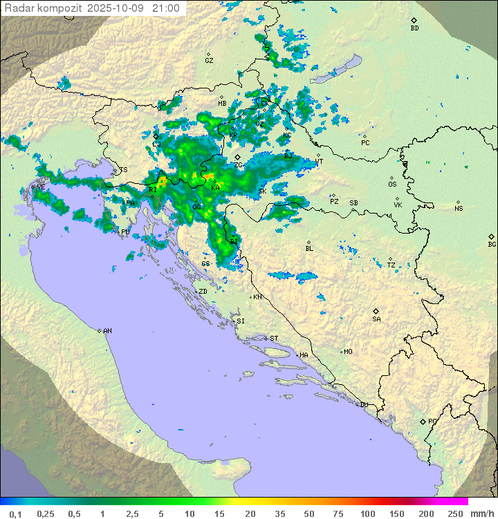 Padavine Hrvaška