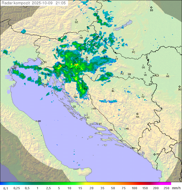 Padavine Hrvaška