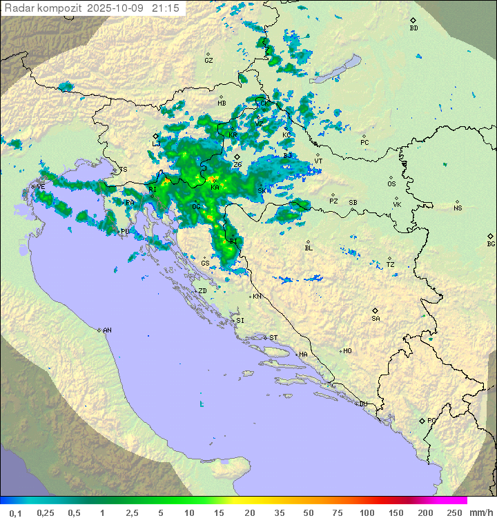 Padavine Hrvaška
