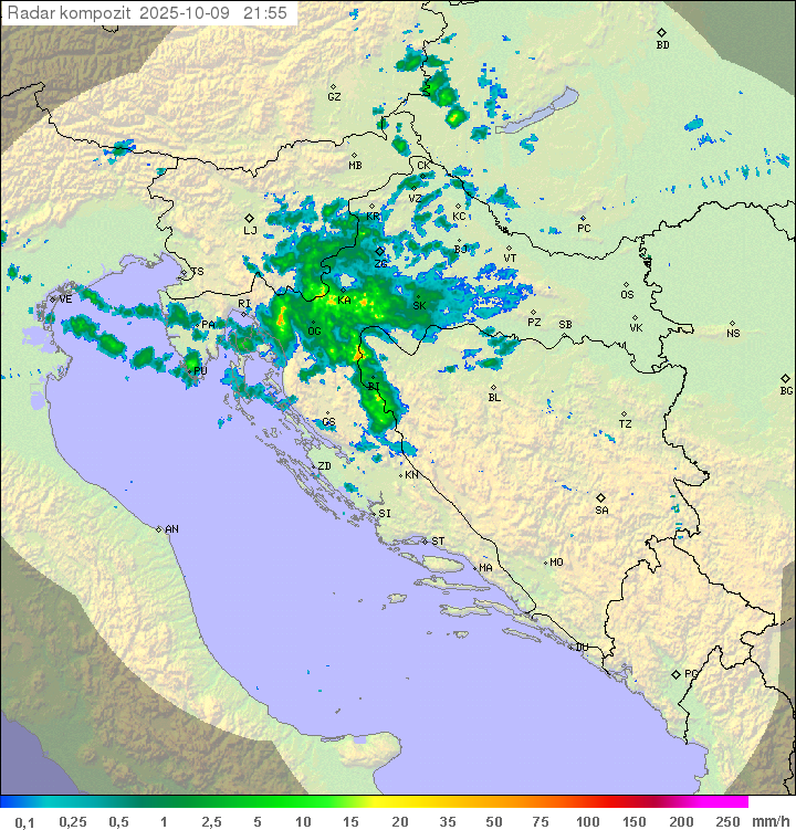 Padavine Hrvaška