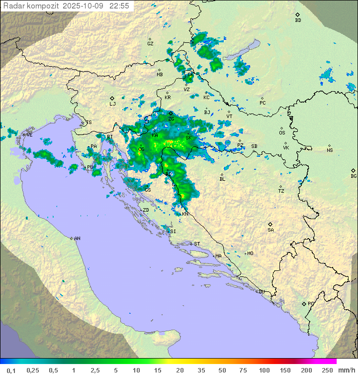 Padavine Hrvaška