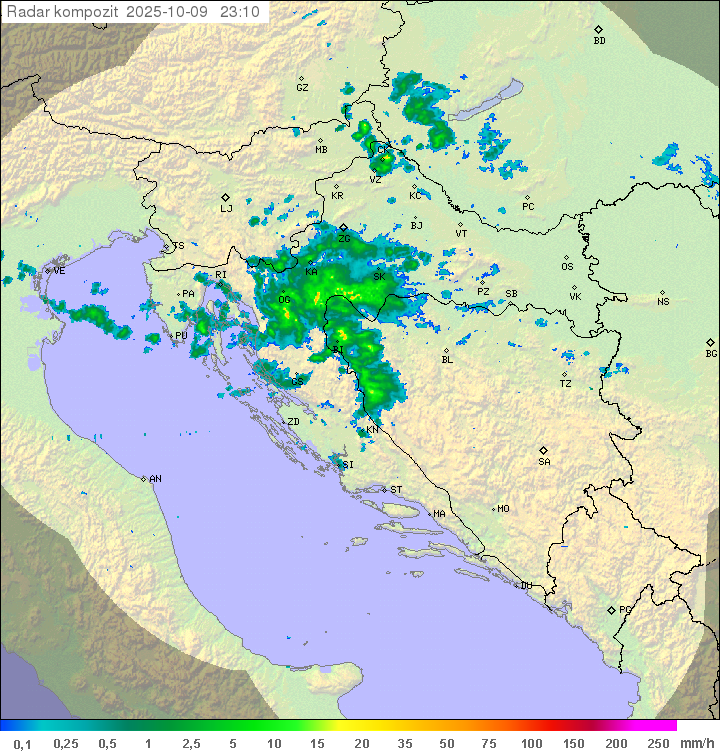 Padavine Hrvaška