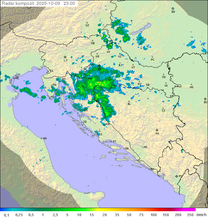 Padavine Hrvaška