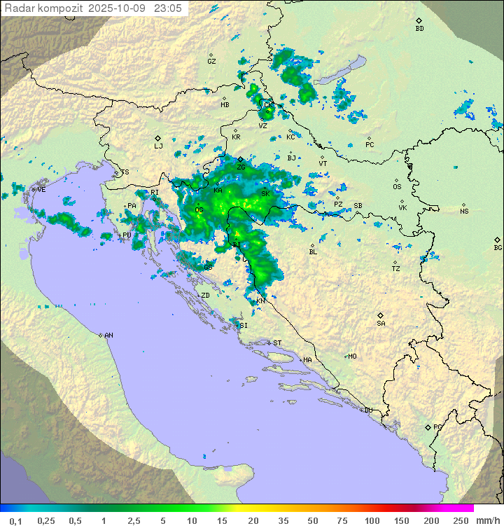 Padavine Hrvaška