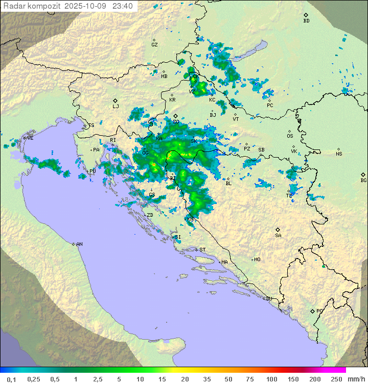 Padavine Hrvaška