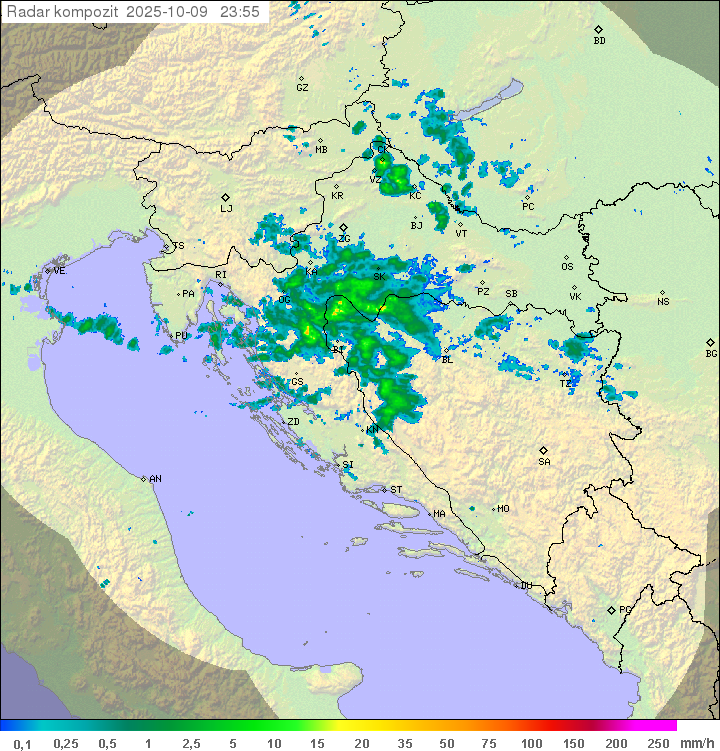 Padavine Hrvaška