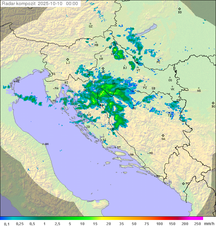 Padavine Hrvaška