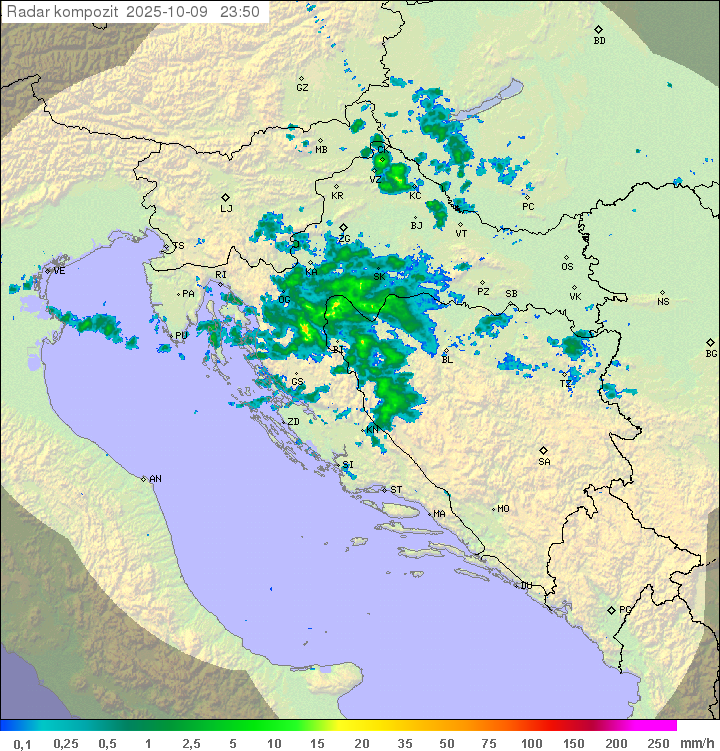 Padavine Hrvaška