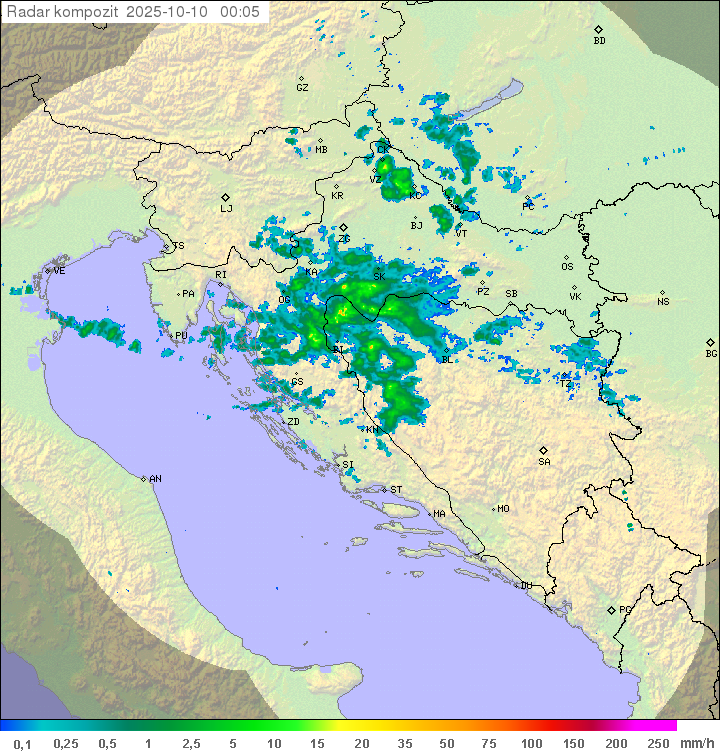 Padavine Hrvaška