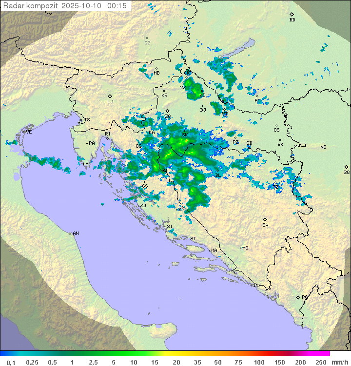Padavine Hrvaška