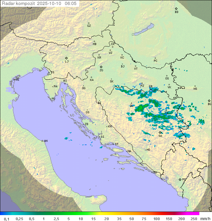Padavine Hrvaška