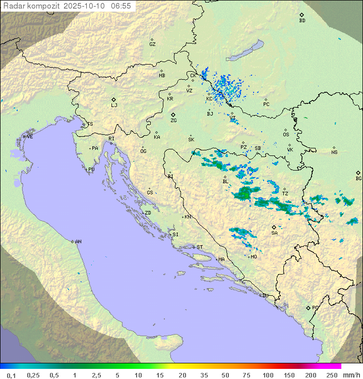Padavine Hrvaška