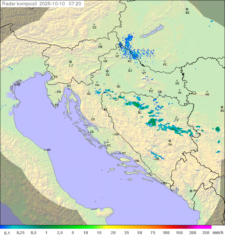Padavine Hrvaška