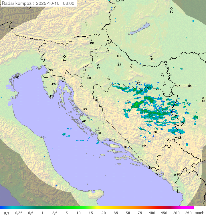 Padavine Hrvaška