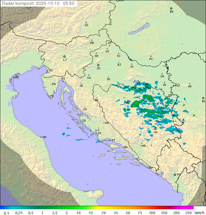 Padavine Hrvaška