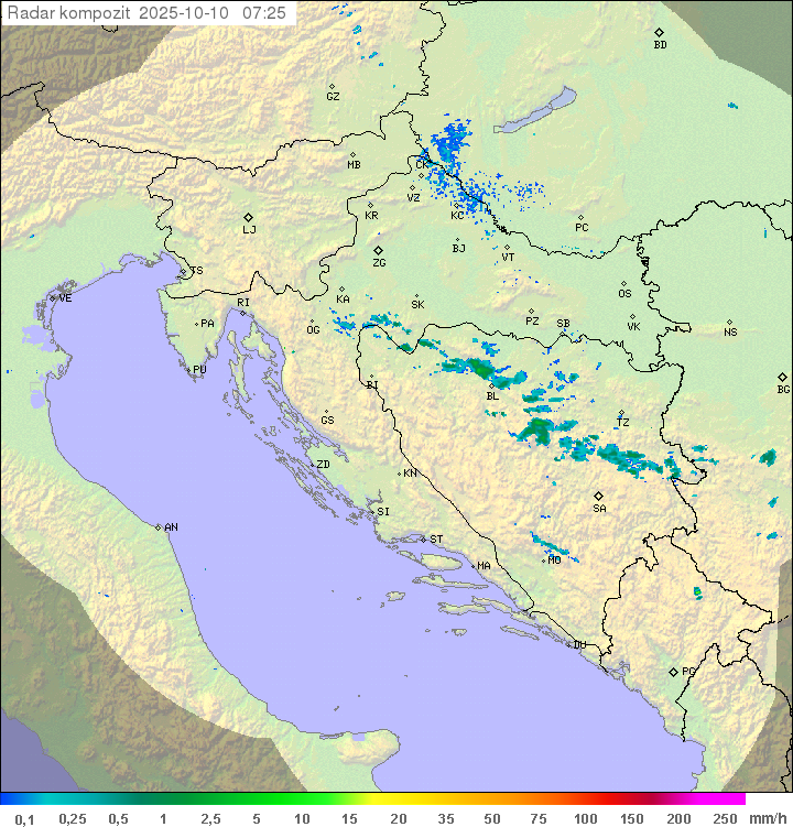 Padavine Hrvaška