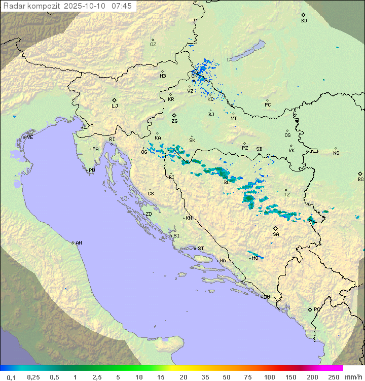 Padavine Hrvaška