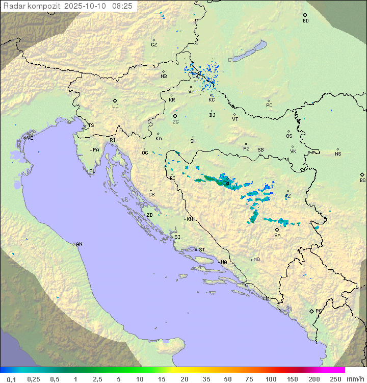 Padavine Hrvaška