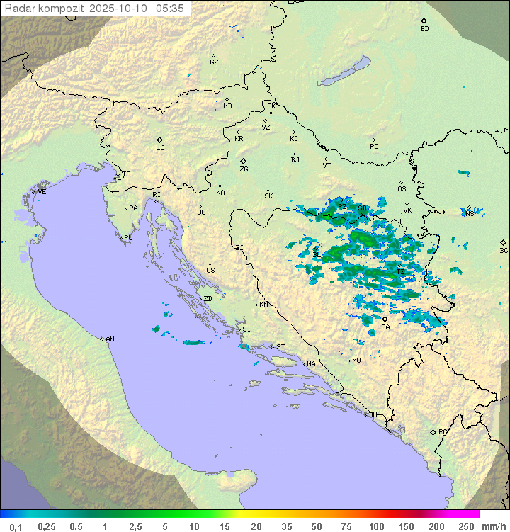 Padavine Hrvaška