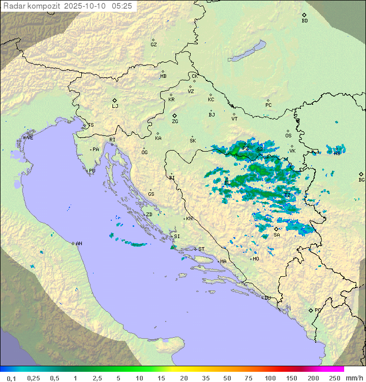 Padavine Hrvaška