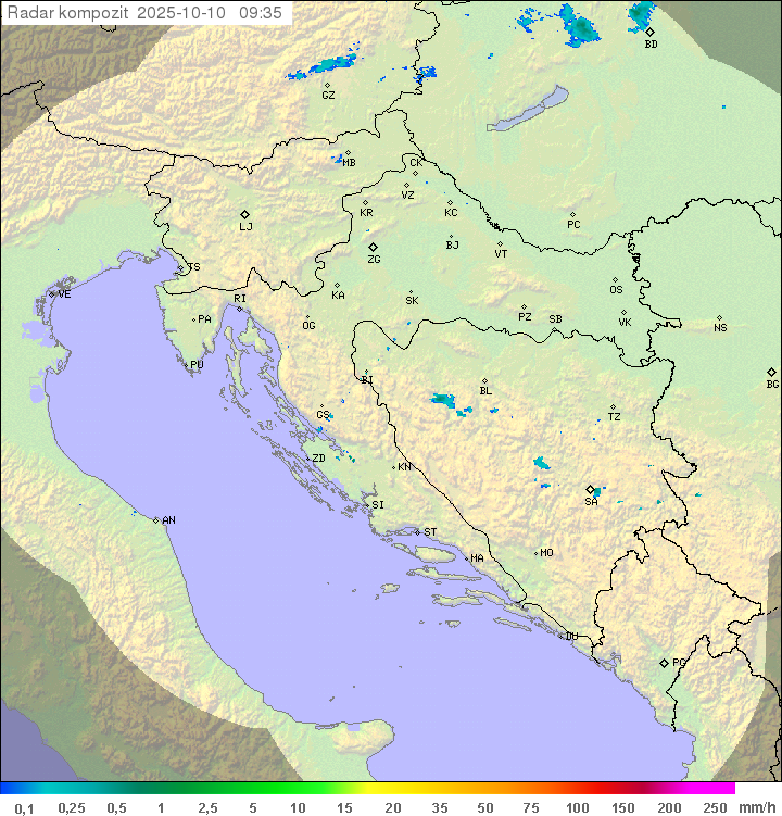Padavine Hrvaška