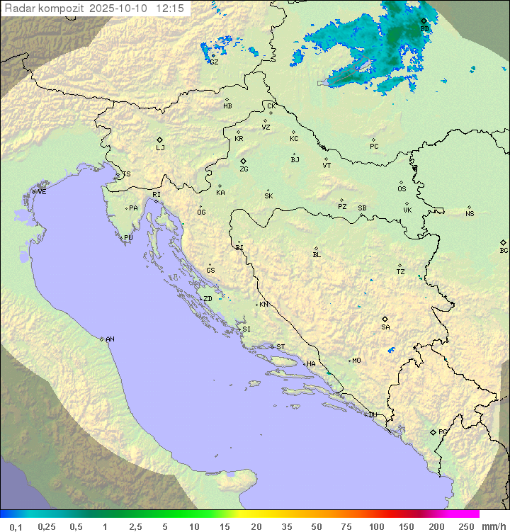 Padavine Hrvaška