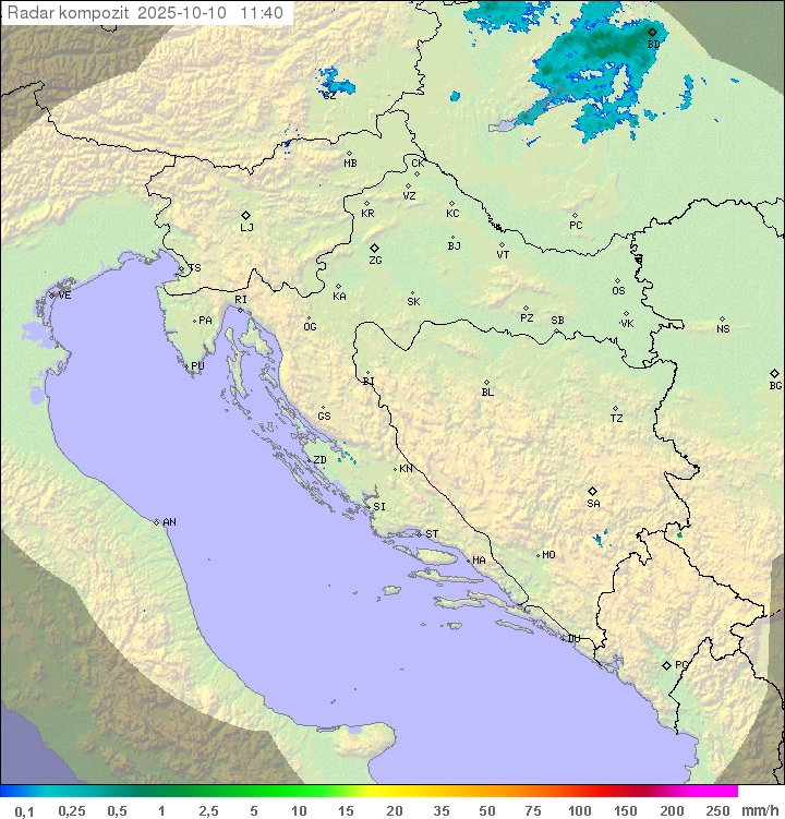 Padavine Hrvaška