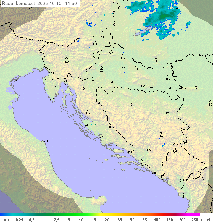 Padavine Hrvaška