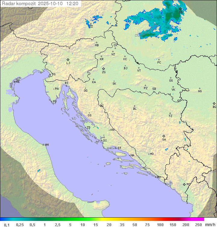 Padavine Hrvaška