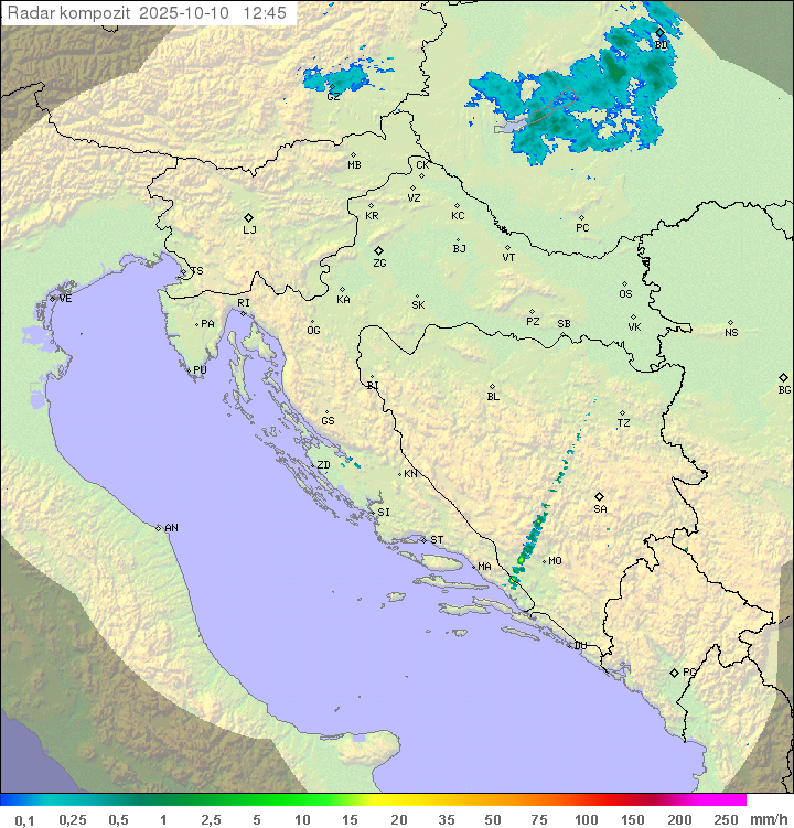 Padavine Hrvaška