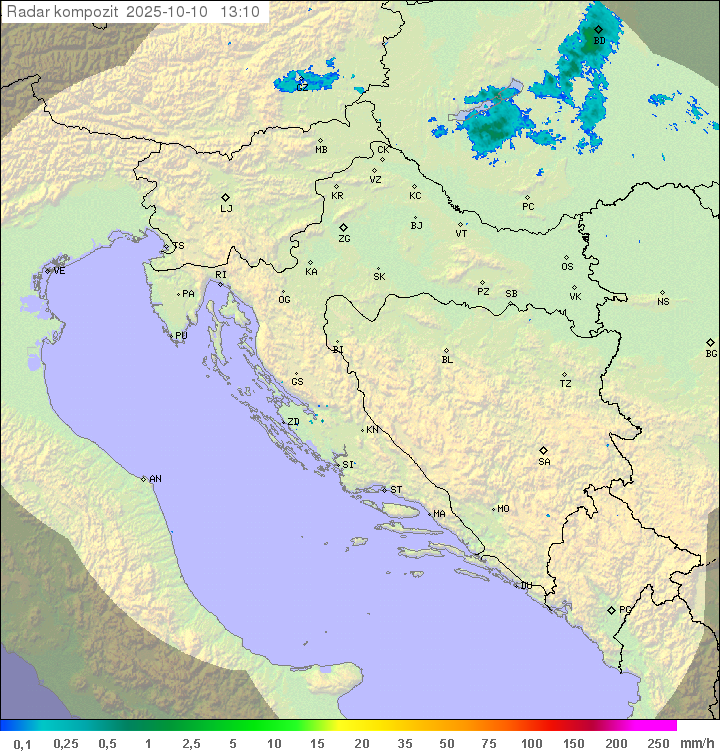 Padavine Hrvaška