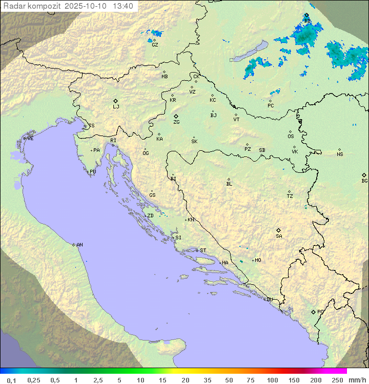 Padavine Hrvaška