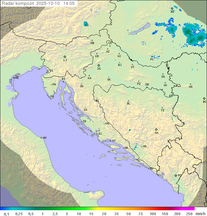 Padavine Hrvaška
