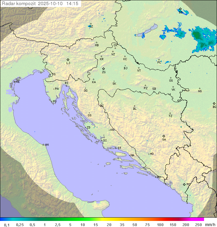 Padavine Hrvaška